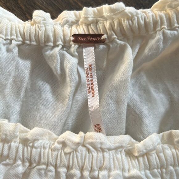 FREE PEOPLE FLEUR DU JOUR FLORAL EMBROIDERED OFF SHOULDER DRESS Sz- Xs - Picture 10 of 15